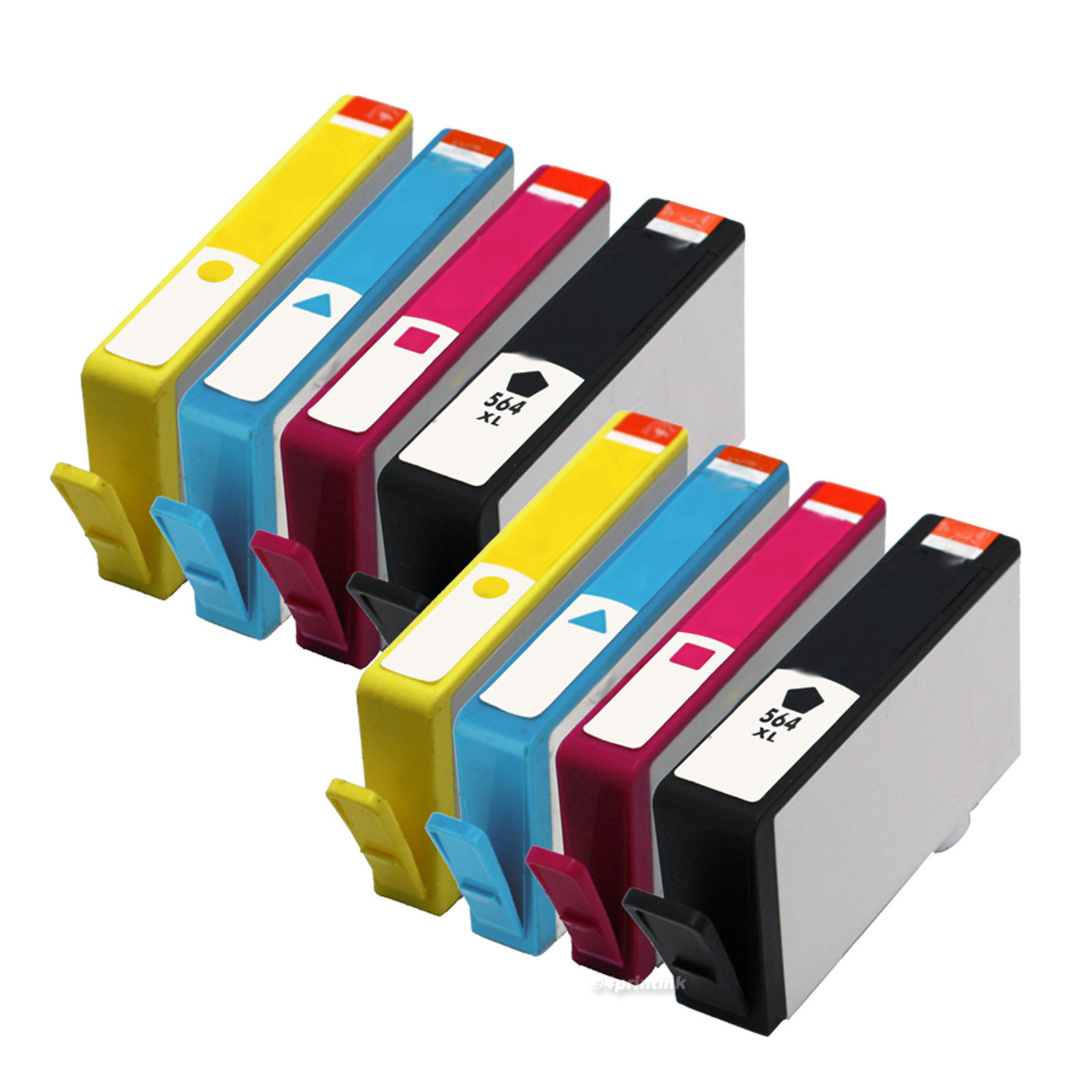 8pk 564XL HY Ink Combo Fits Deskjet 3070a 3520 3521 3522 3526