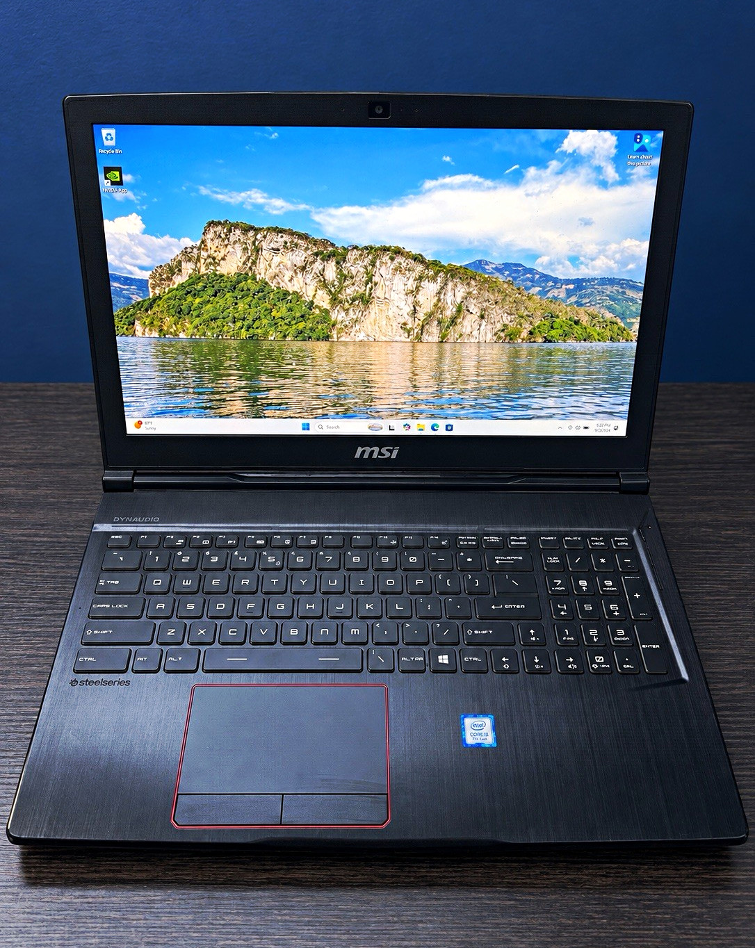 MSI GE63VR 7RF 15.6" Gaming Laptop i5-7300HQ GTX 1070 12GB 256GB SSD Win 11