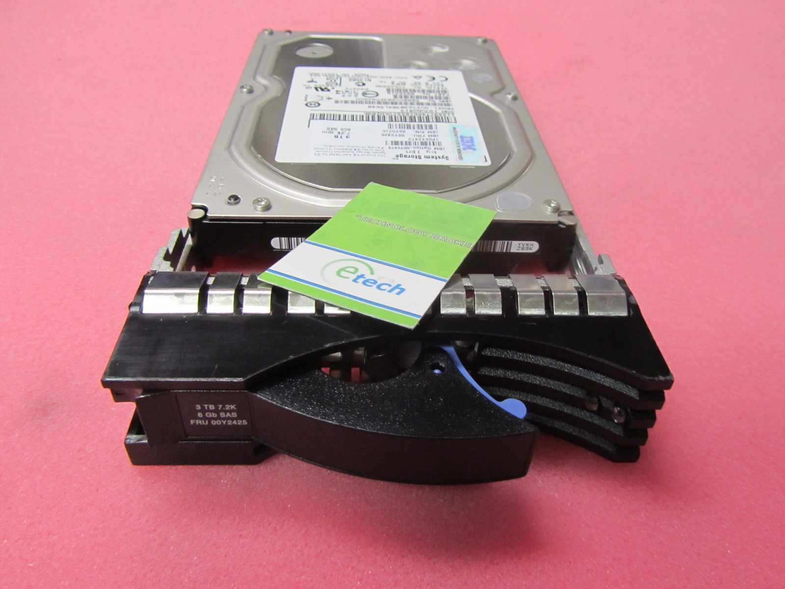 00Y2473 / 00Y2425 IBM 3TB SAS 7200RPM 6GB NL 3.5IN HDD for System Storage V3700 