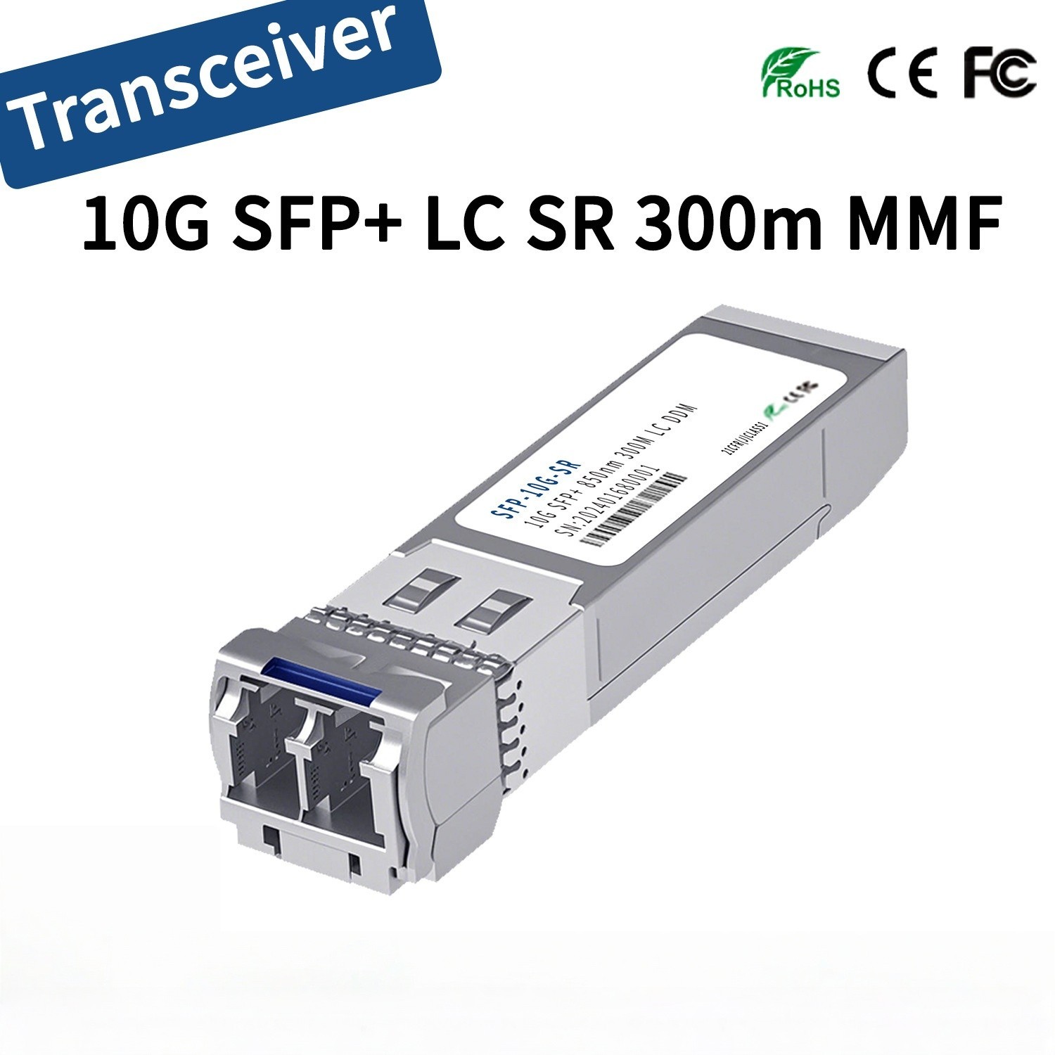 J9150A HPE Compatible 10GBASE-SR SFP+ 850nm 300m Transceiver B2B 3 Year Warranty