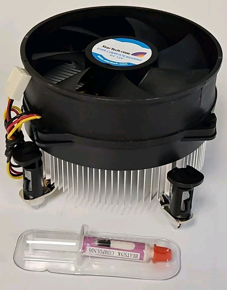 New FAN775E Startech 95mm Socket T 775 CPU Cooler Fan with Heatsink  NEW