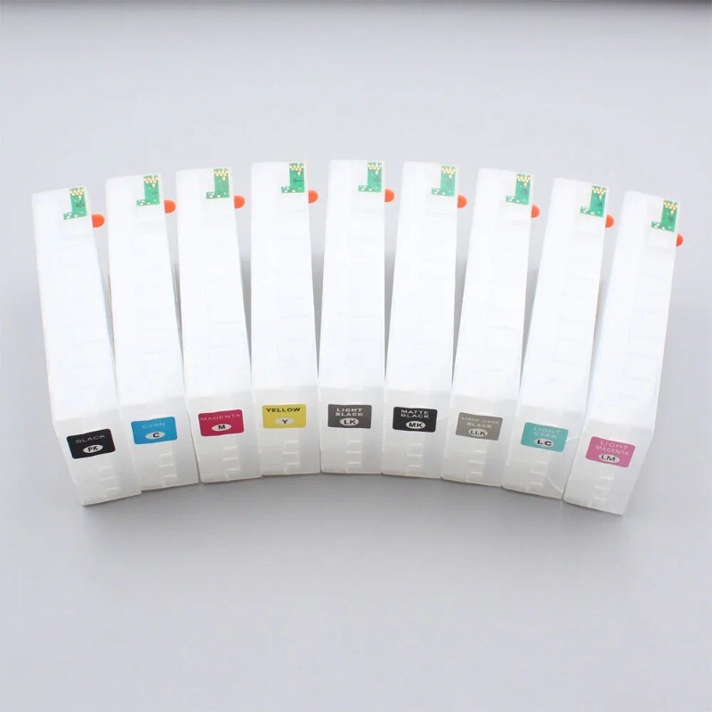 9*160ML/PC Refillable Ink Cartridge For Epson P800 With ARC Chip T8501-T8509