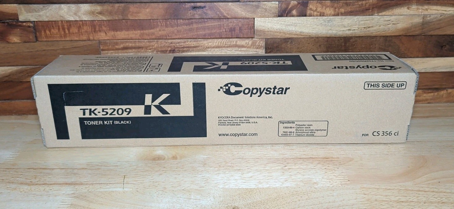 Kyocera Copystar Tk-5209 K Black Toner New Sealed