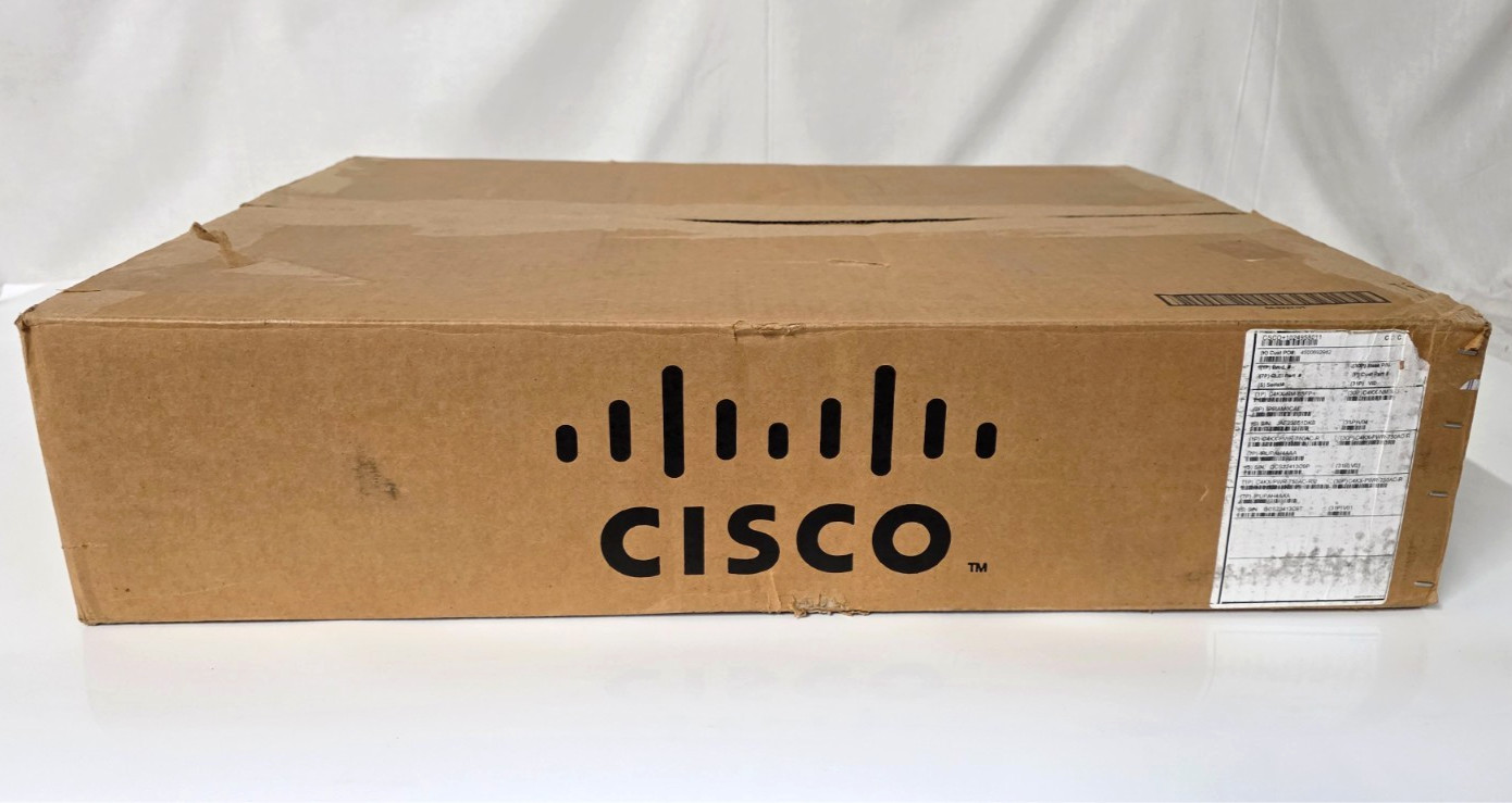 New Open Box Cisco Catalyst WS-C4500X-32SFP+ 32 Port 10G SFP Port Side Intake