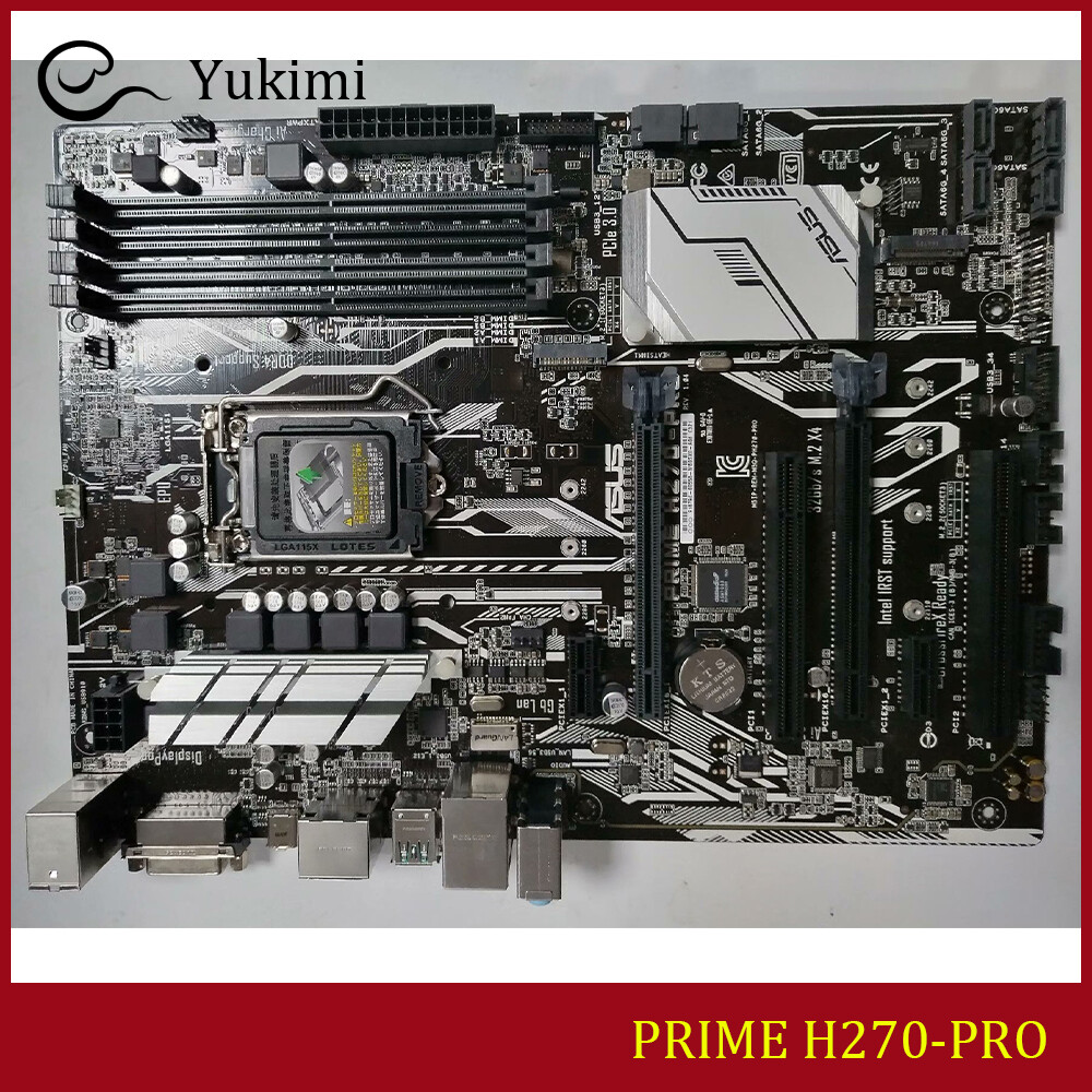 FOR ASUS PRIME H270-PRO DDR4*4 64GB LGA 1151 HDMI DVI Display Port Motherboard