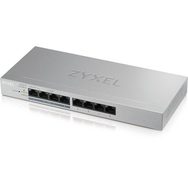 ZyXEL GS1200-8HP 8-port GbE Web Managed PoE Switch