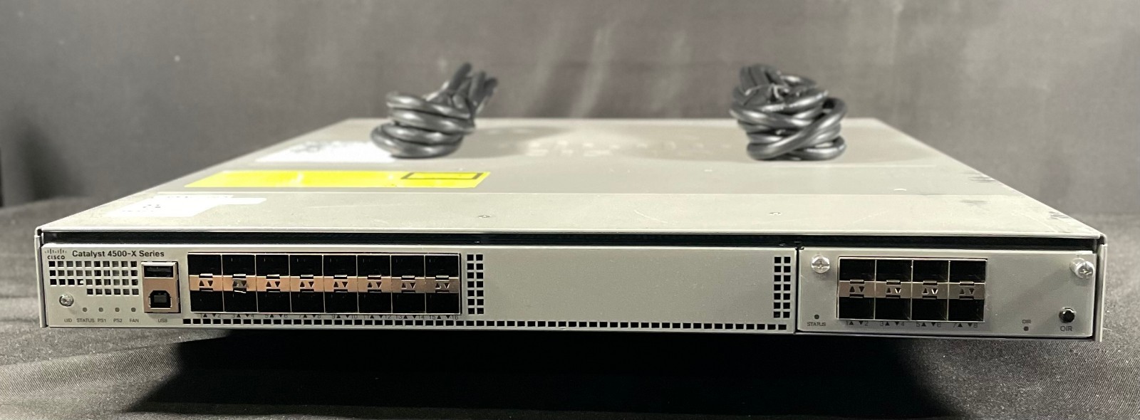 Cisco Catalyst 4500-X Series WS-C4500X-24X-ES  24Port SFP Switch w / 2x AC