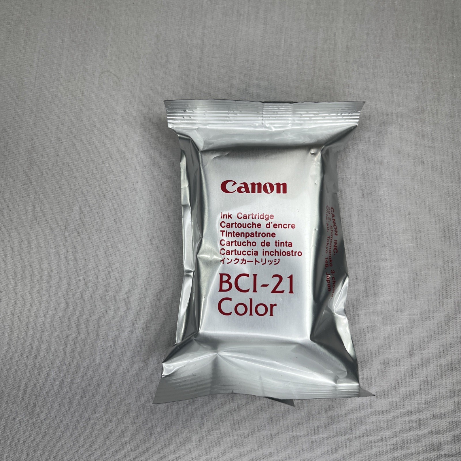 Canon BCI-21 Color Ink Cartridge - In Original Sealed Packaging
