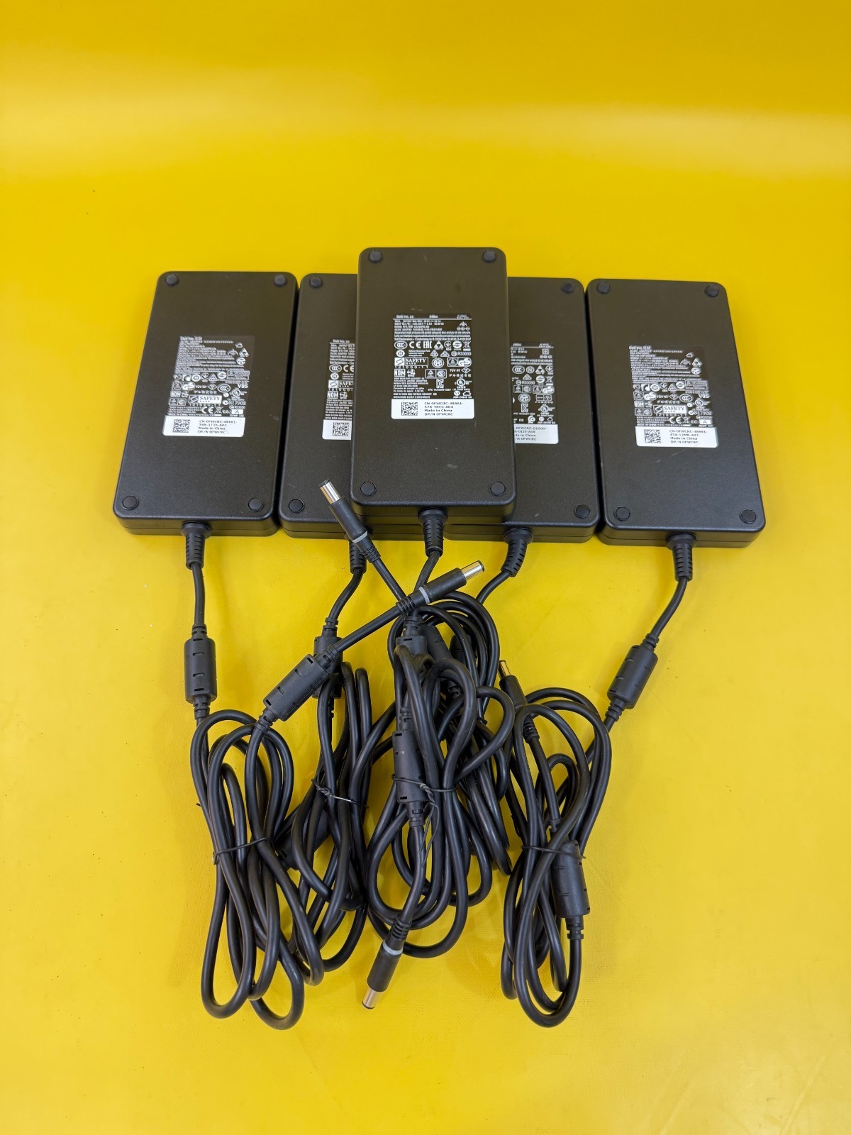 Lot of 5x Genuine AC Adapter for Dell Alienware 240W 19.5V AC Adapter PA-9E