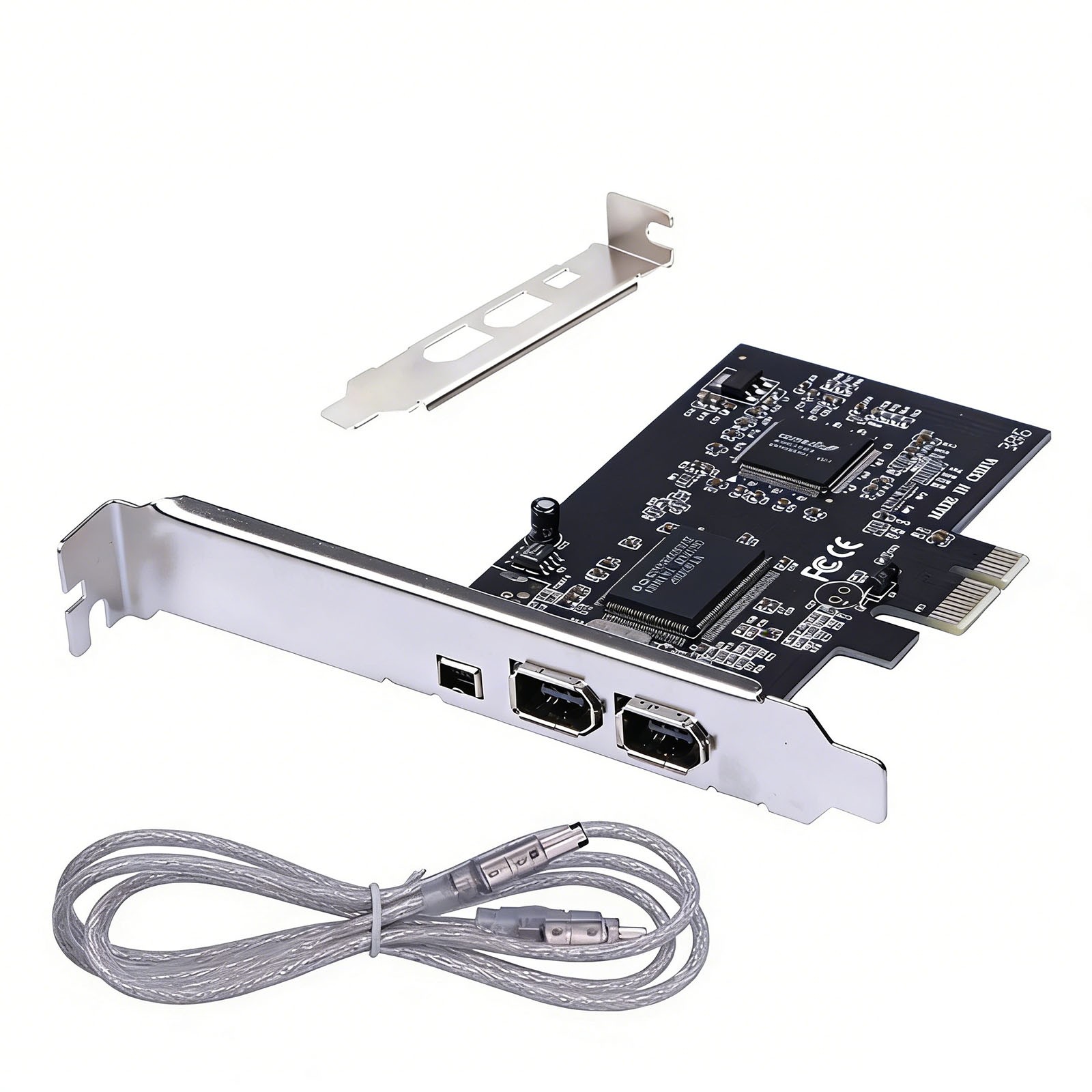 PCI-E Express FireWire 1394a IEEE1394 Card w/Low Profile Bracket US Stock