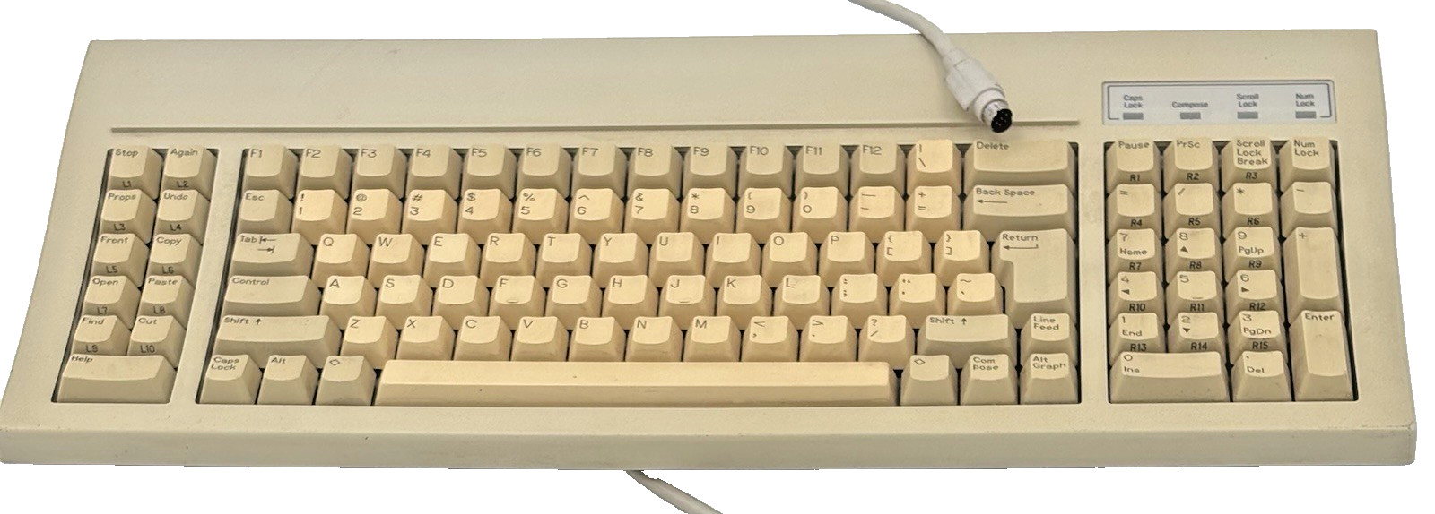 Sun, Micro Systems, Keyboard Model Type 4 E78722 Untested