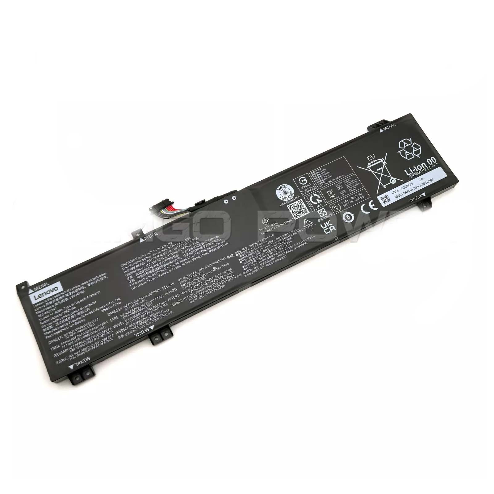 Genuine Battery L23L4PK5 L23M4PK5 For Lenovo Legion 5i 16 Gen 9 Y7000P 2024 New