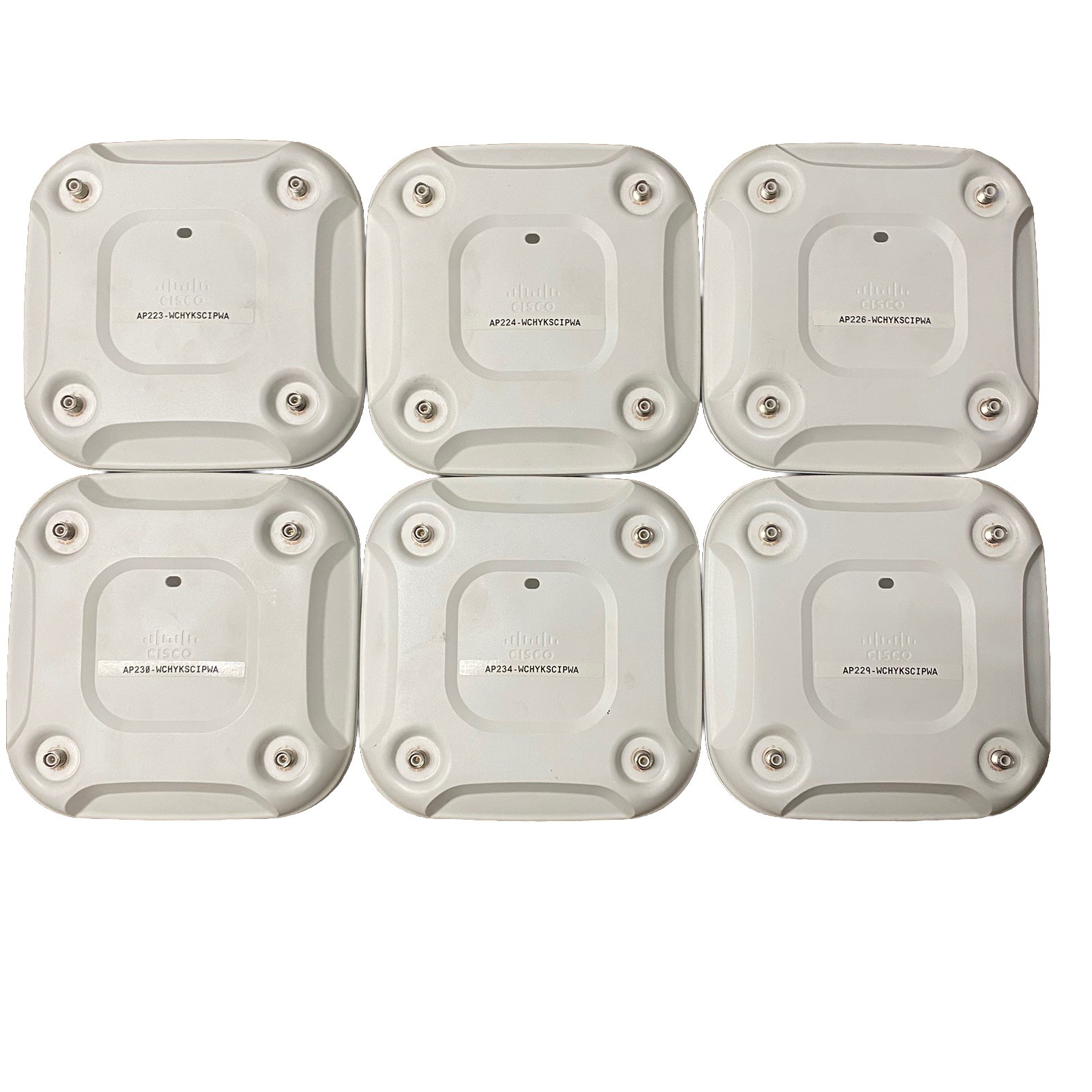 Lot of 6 Cisco AIR-CAP3702E-B-K9 3700E Access Points Untested AS-IS
