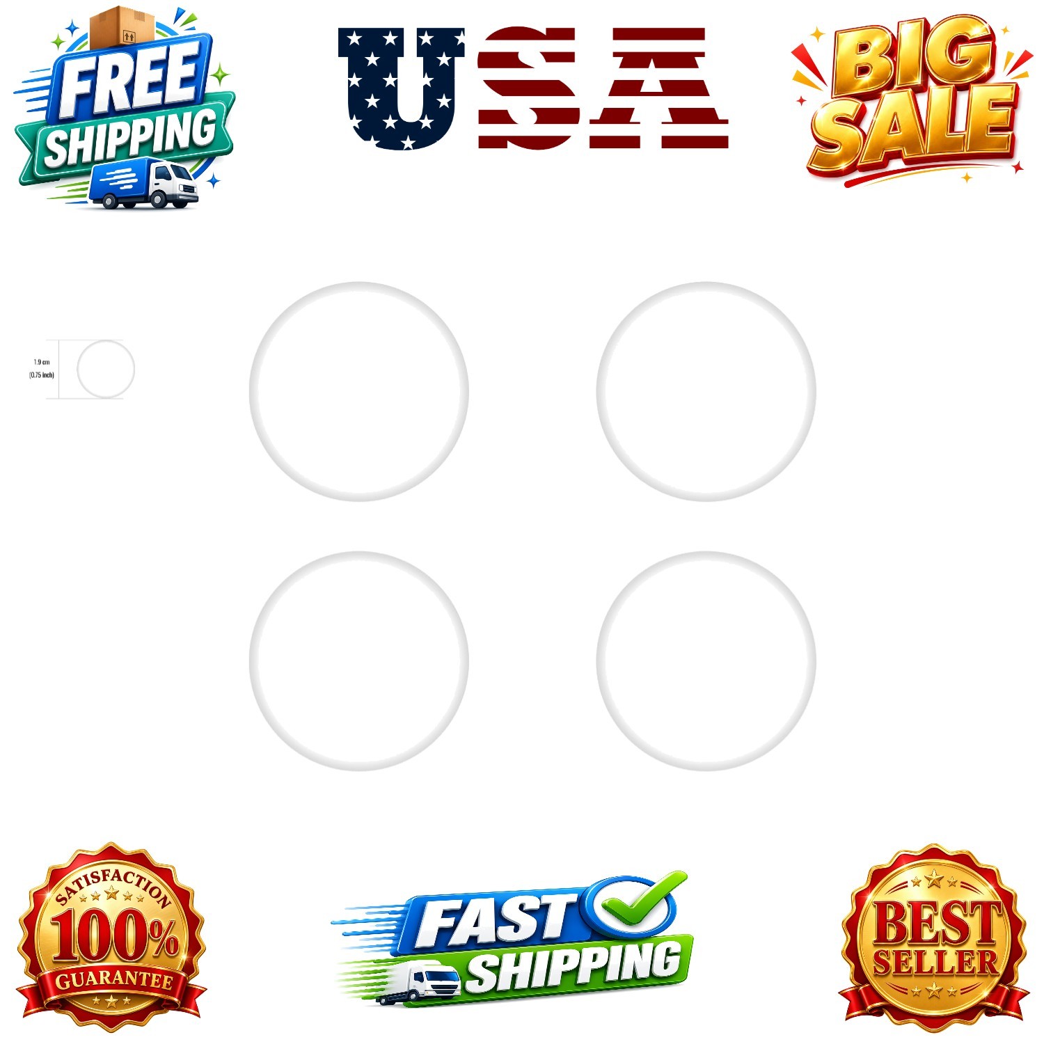 4 Pcs Replacement Bottom Case White Rubber Feet Compatible with MacBook Pro/A...