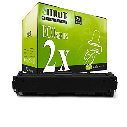 Eurotone 2x Laser Toner Cartridge HP CB540A Black