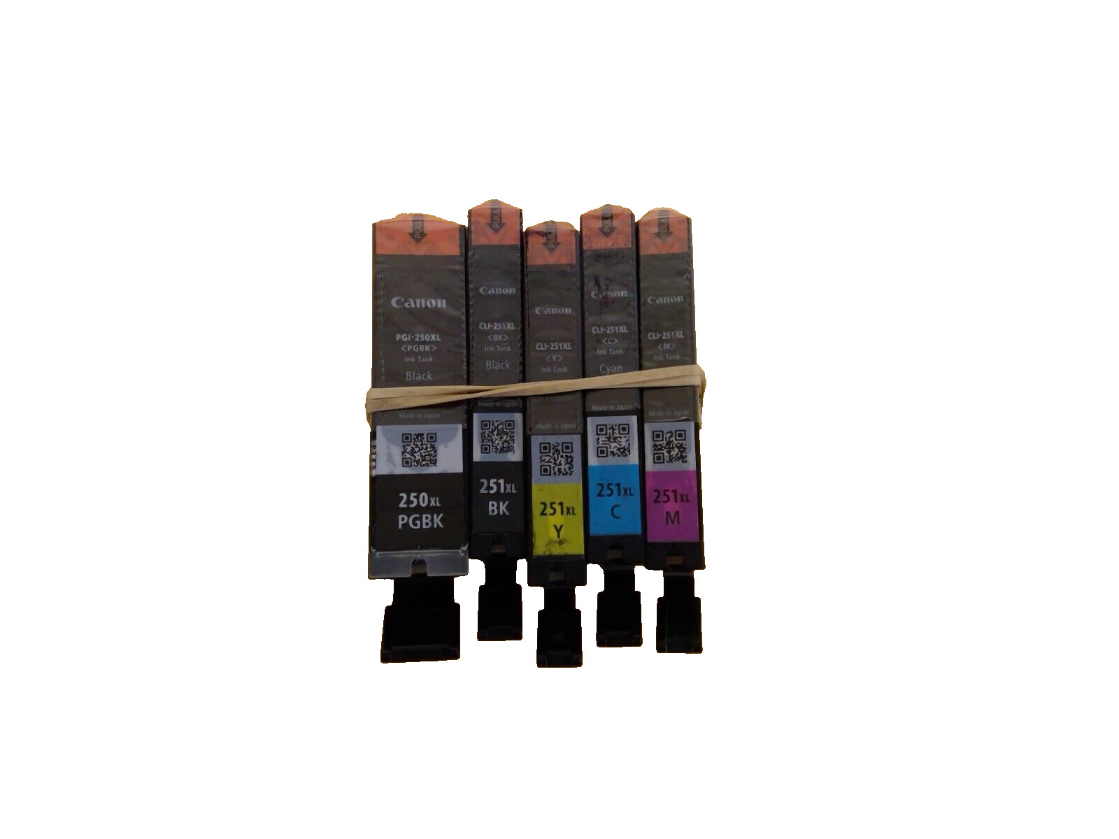 Genuine CANON  OEM PGI-250Xl CLI-251XL SET OF 5 CMYK -  