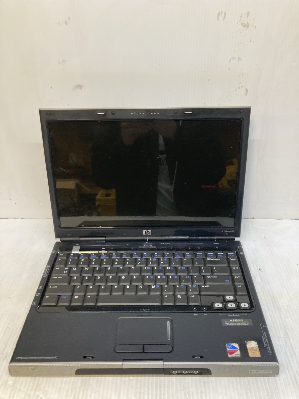 HP Pavilion DV1000 Intel Pentium M 1.7GHz 1 GB NO HDD Boot to BIOS