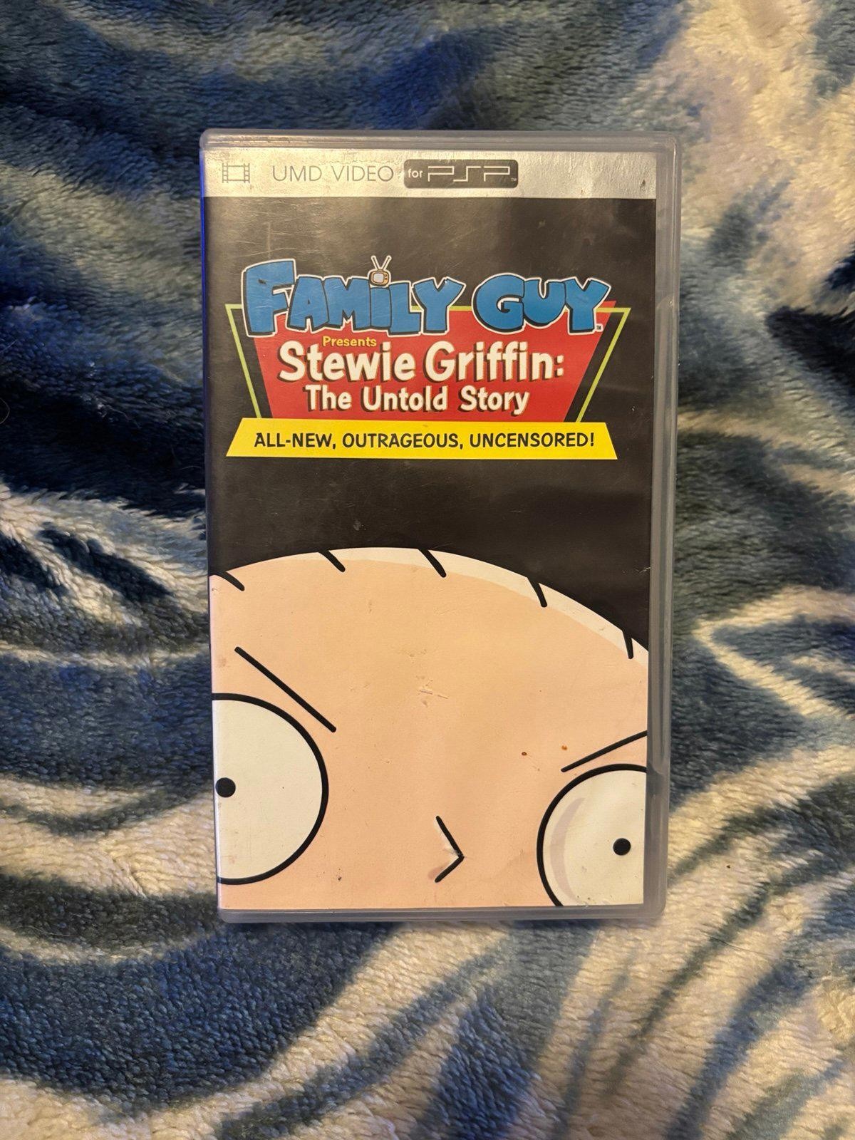 Family Guy Stewie Griffin: The Untold Story CASE ONLY PSP