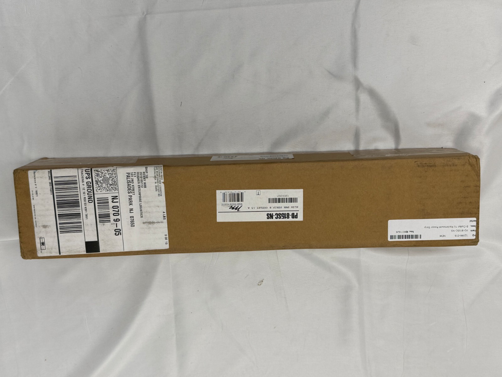 Middle Atlantic PD-815SC-NS 8 Outlet 15A Slim Rack Mount Power Strip NEMA 5-15