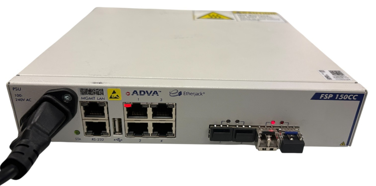 ADVA SYSTEM FSP150CC-GE112 Compact Carrier Ethernet Service Demarcation Switch