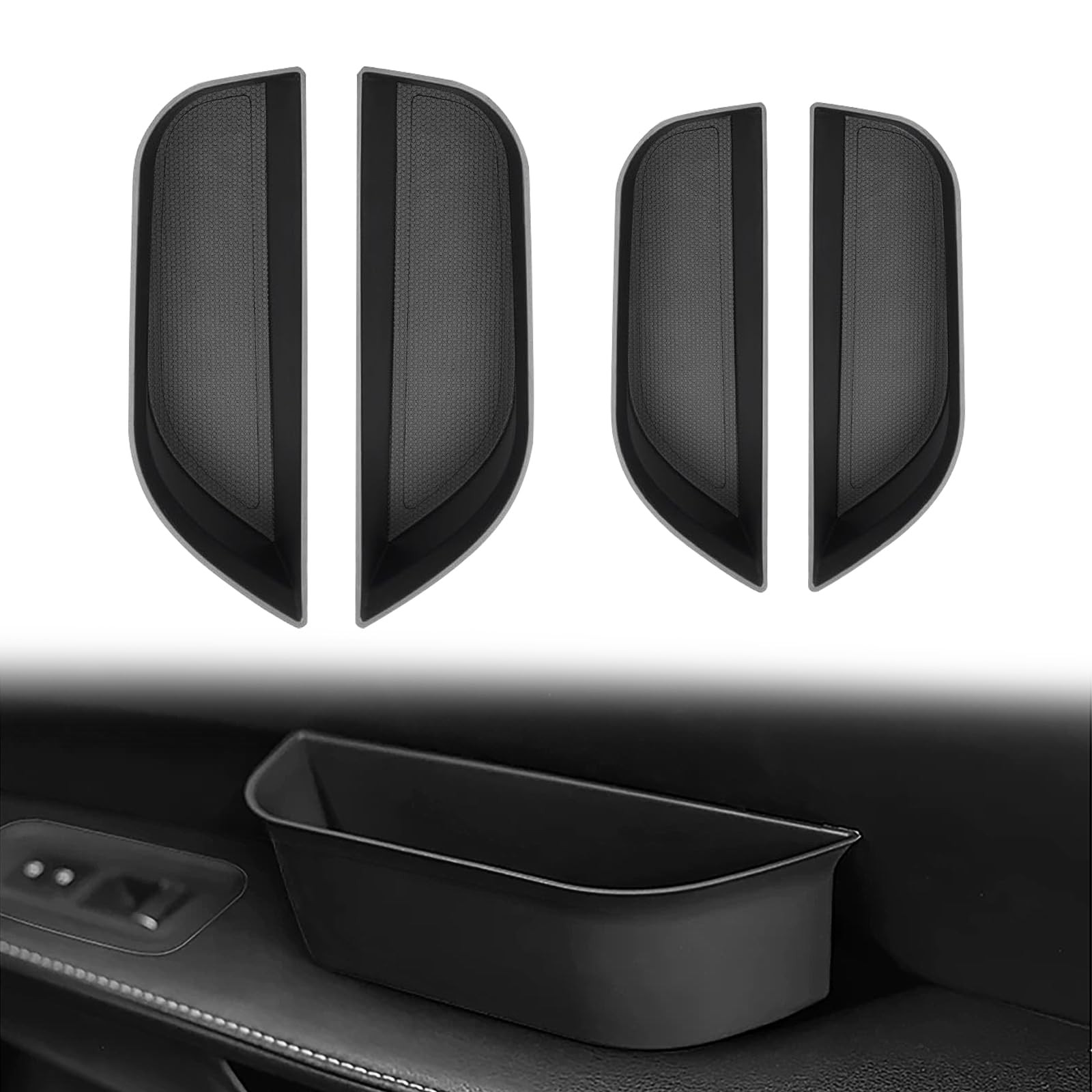 4PCS Door Side Storage Box for Lexus RX 350h 450h 500h 2023 2024 2025 Car Door