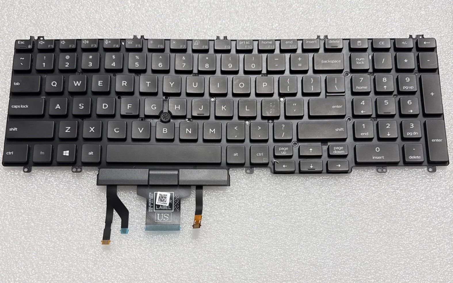 NEW Dell Latitude 5510 5511 Precision 3550 3551 US Backlit Keyboard THDMY 0THDM