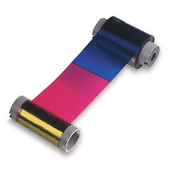 HID FARGO, CONSUMABLES, YMCKOK FULL-COLOR WITH TWO RESIN BLACK PANELS AND CLEAR