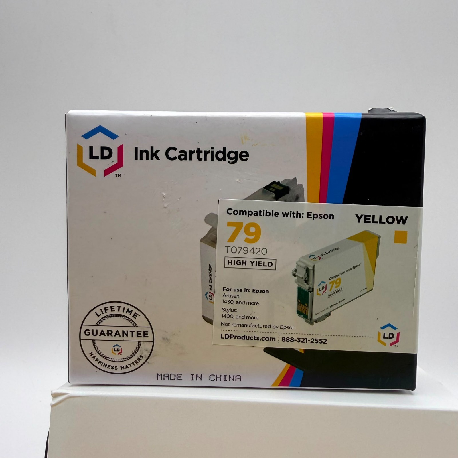 LD T079420 79 Reman Yellow Ink Cartridge for Epson Artrisan 1430 1400