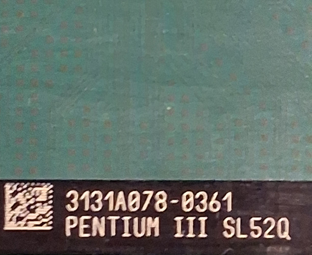 Intel Pentium III SL52Q CPU