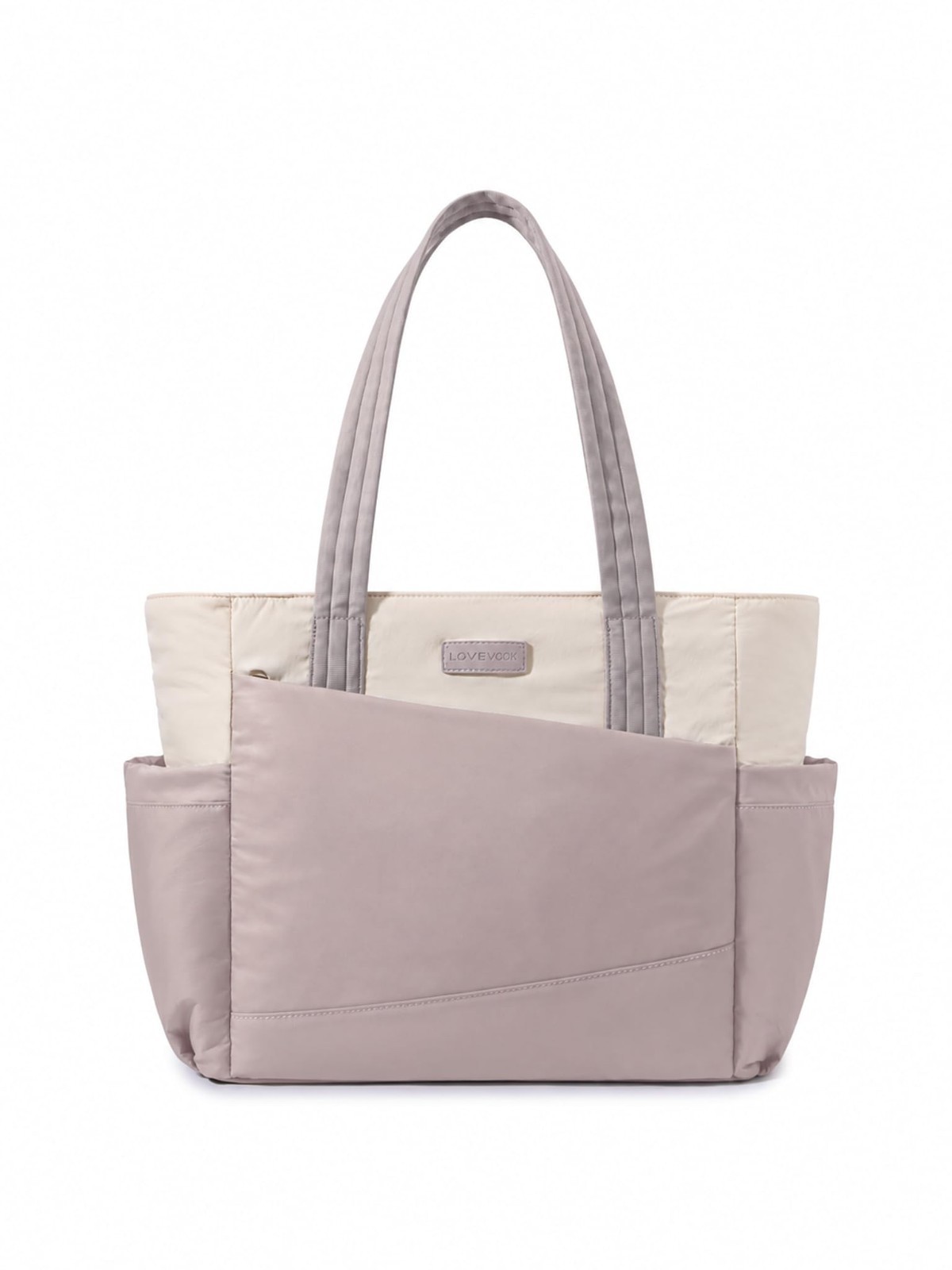 Spacious Travel Tote Bag for Women, Fits 15.6" Laptop, Stylish & Versatile
