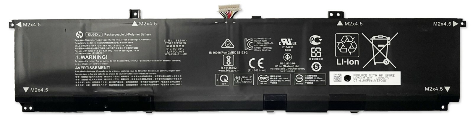 New Genuine KL06XL Battery for HP Envy 15-EP 15-EP0061TX L85885-005 L85853-1C1