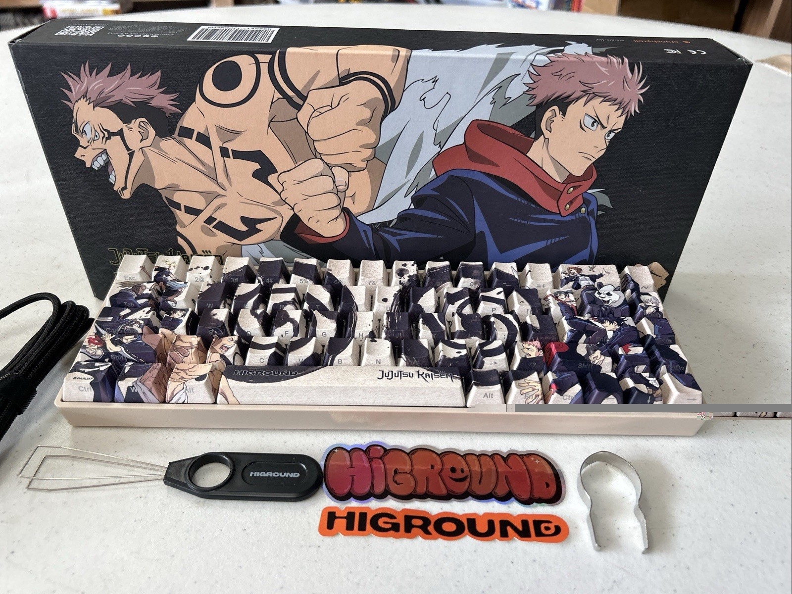 Higround x Jujutsu Kaisen JJK x HG Summit 65 Keyboard TESTED & WORKING HG68