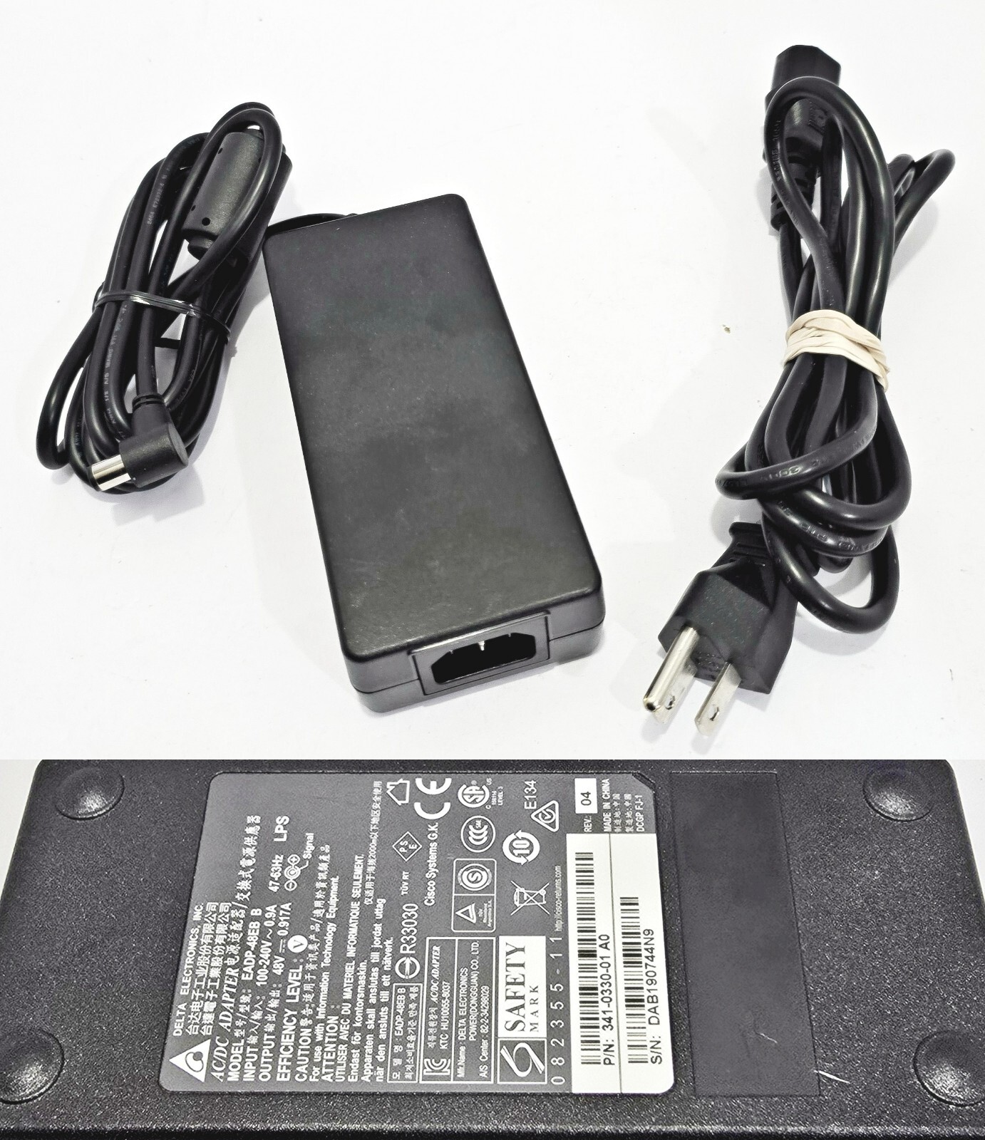 Genuine OEM Delta Electronics AC/DC ADAPTER Model EADP-48EB B Output 48V 0.917A
