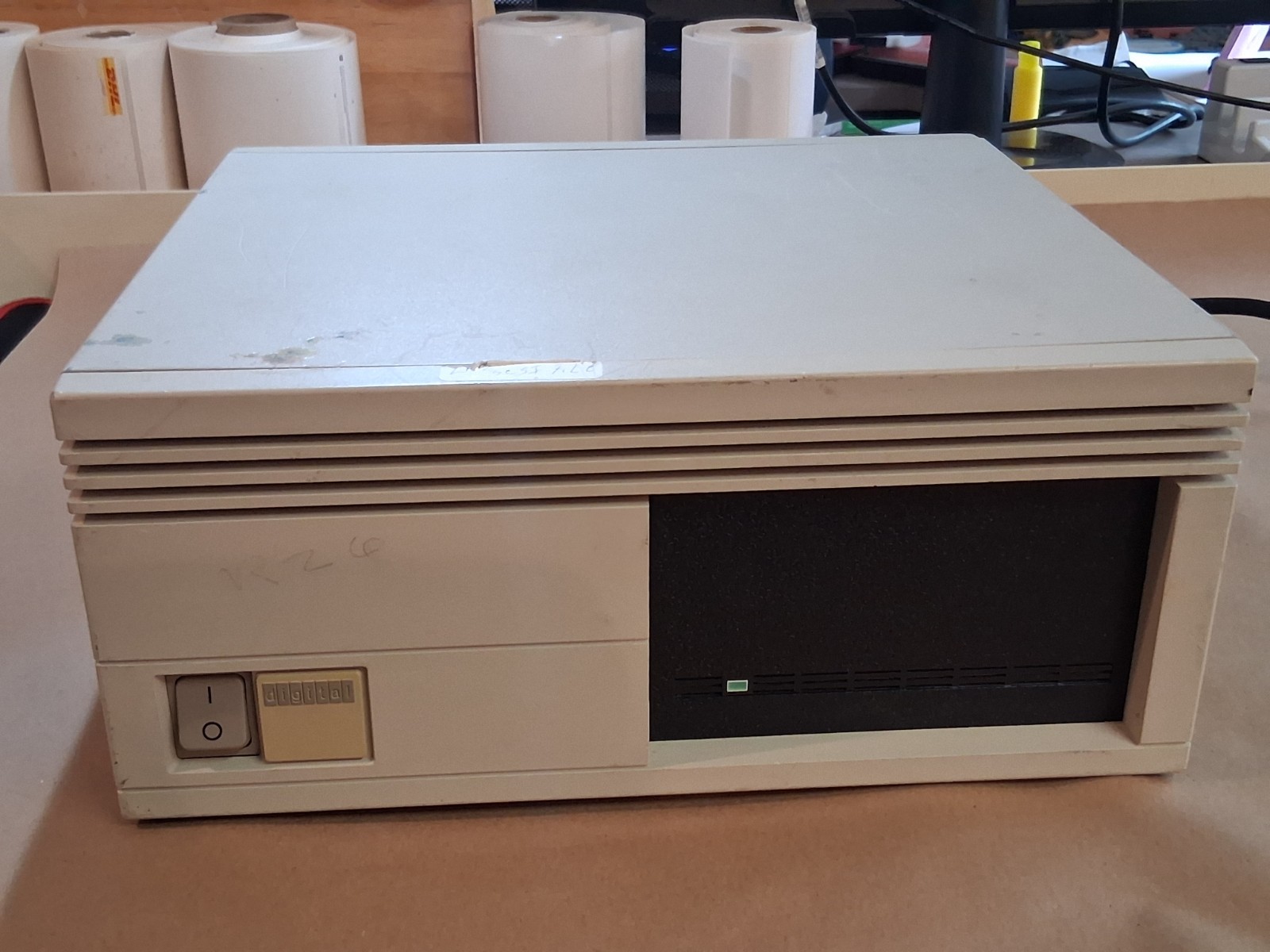 Digital DEC 50 Pin SCSI Enclosure RZ55-FA with RZ56 5.25" Hard Drive