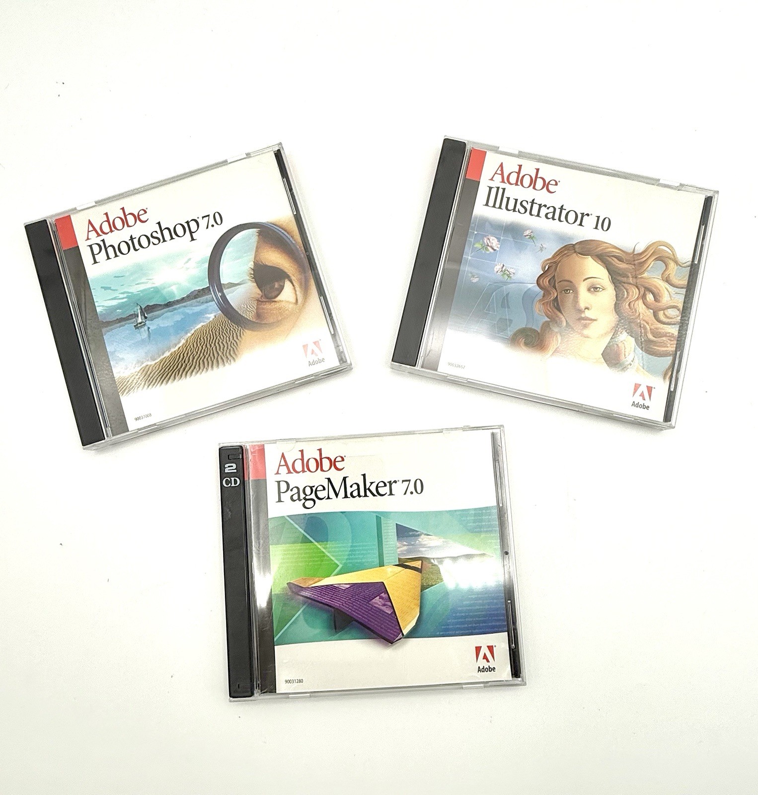 Adobe Vintage 3 Design Bundle Included AI 10/Photoshop 7/Pagemaker 7 w/serials