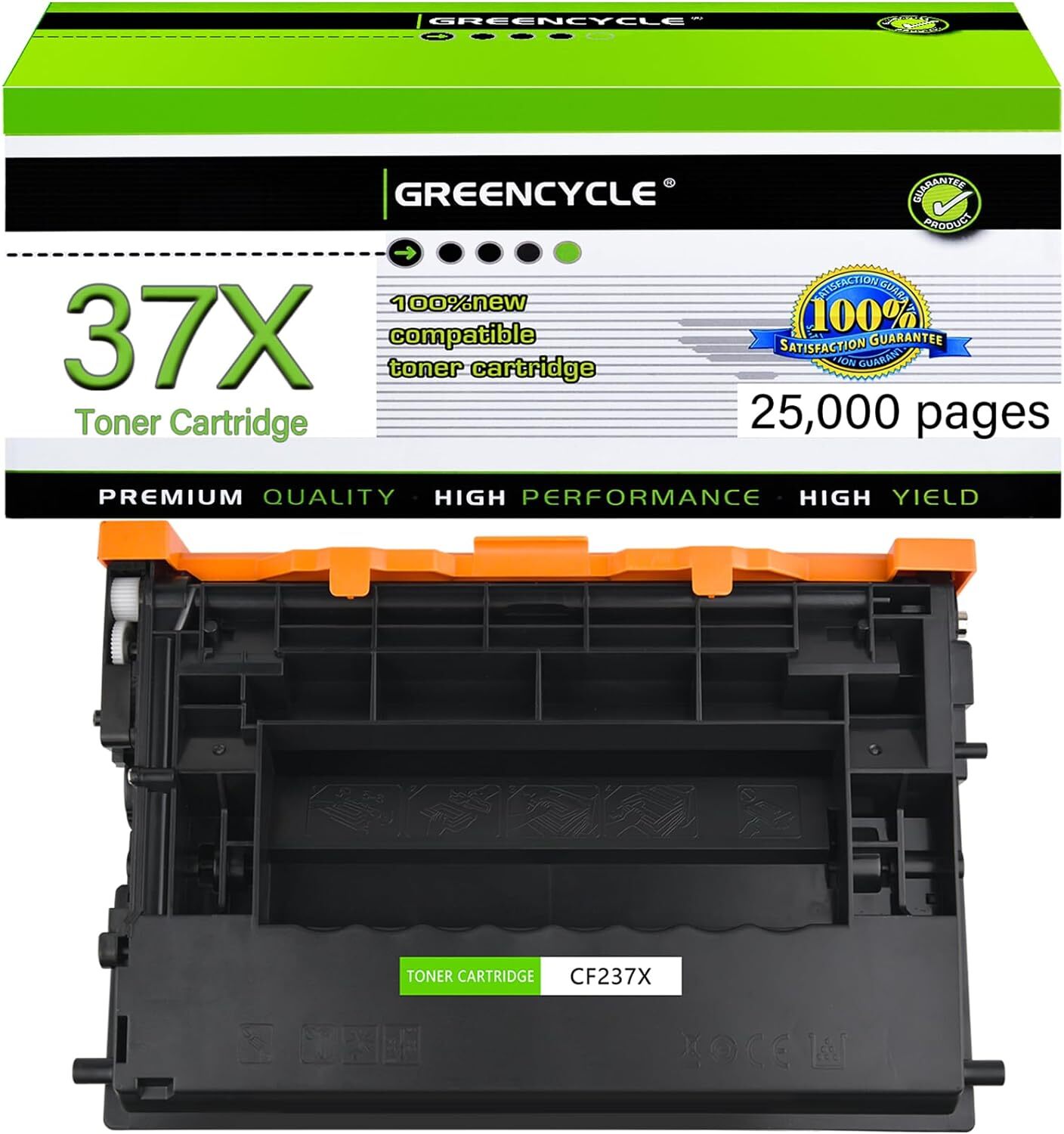 1-10 Pack CF237X Toner Cartridge Compatible for HP MFP M631z M632fht M633fh Lot