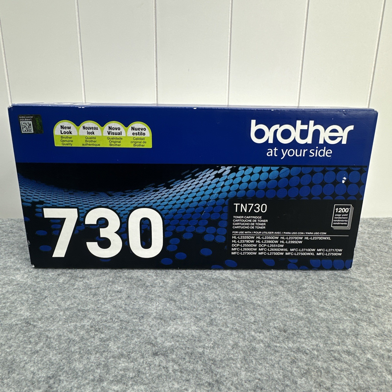NEW GENUINE - BROTHER TN730 BLACK TONER CARTRIDGE - SEALED BOX TN-730