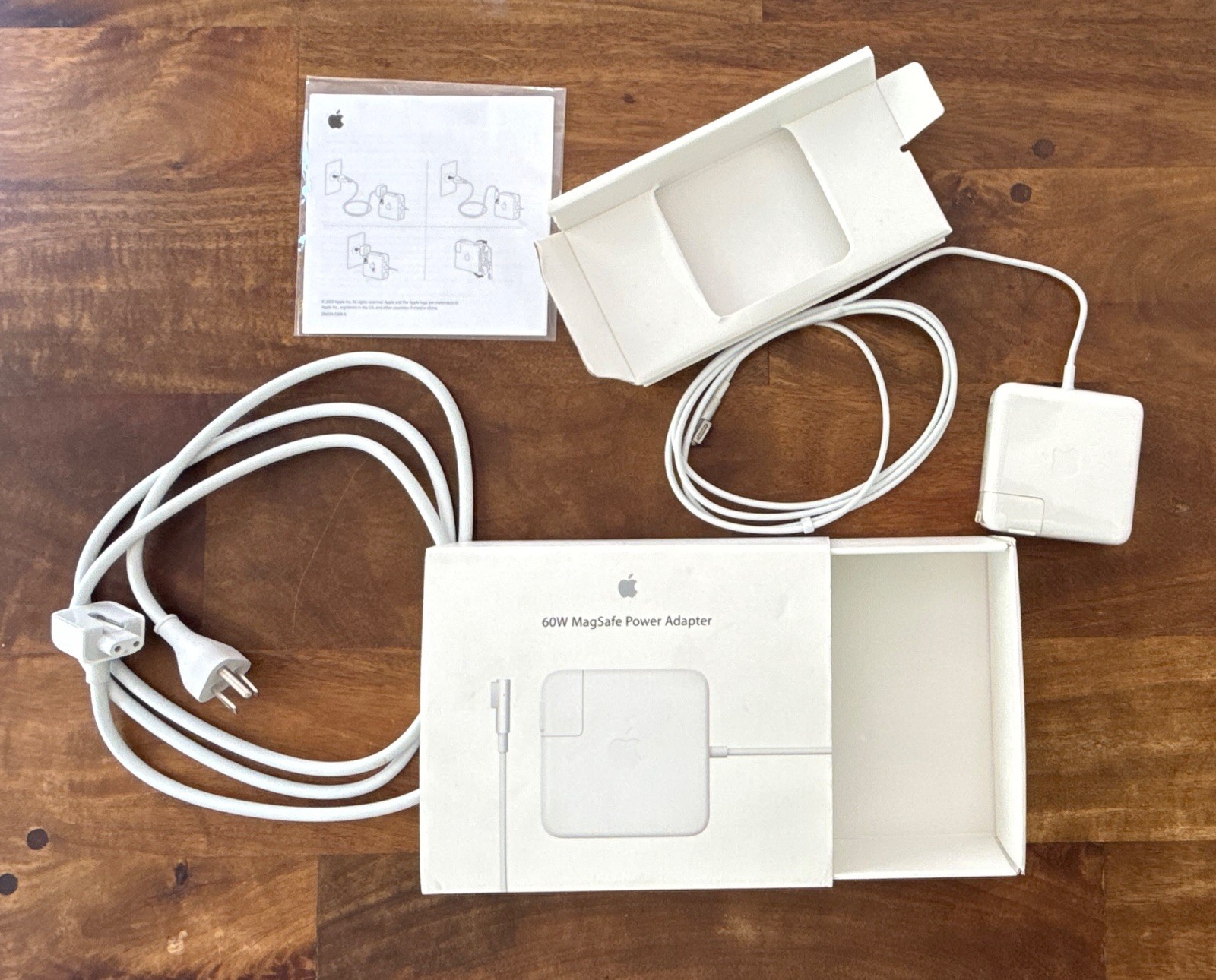 Apple Original 60W MagSafe 1 Power Adapter A1344 - Open Box - Never Used