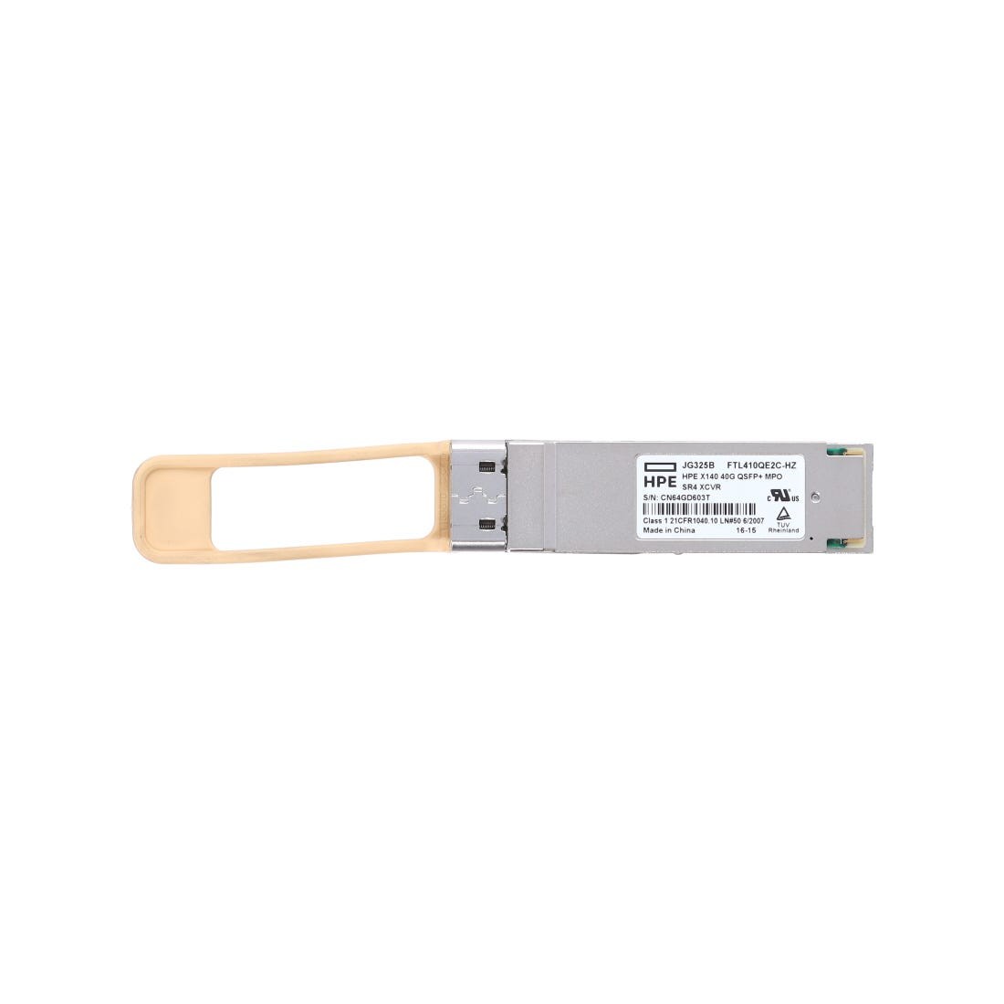 (Lot of 10) Genuine HP JG325B X140 40G QSFP+ MPO SR4 XCVR Transceiver - NEW