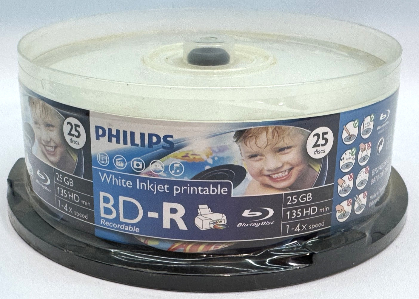 Philips Blu-Ray BD-R 25GB 4X Speed 25-pack - NEW SEALED