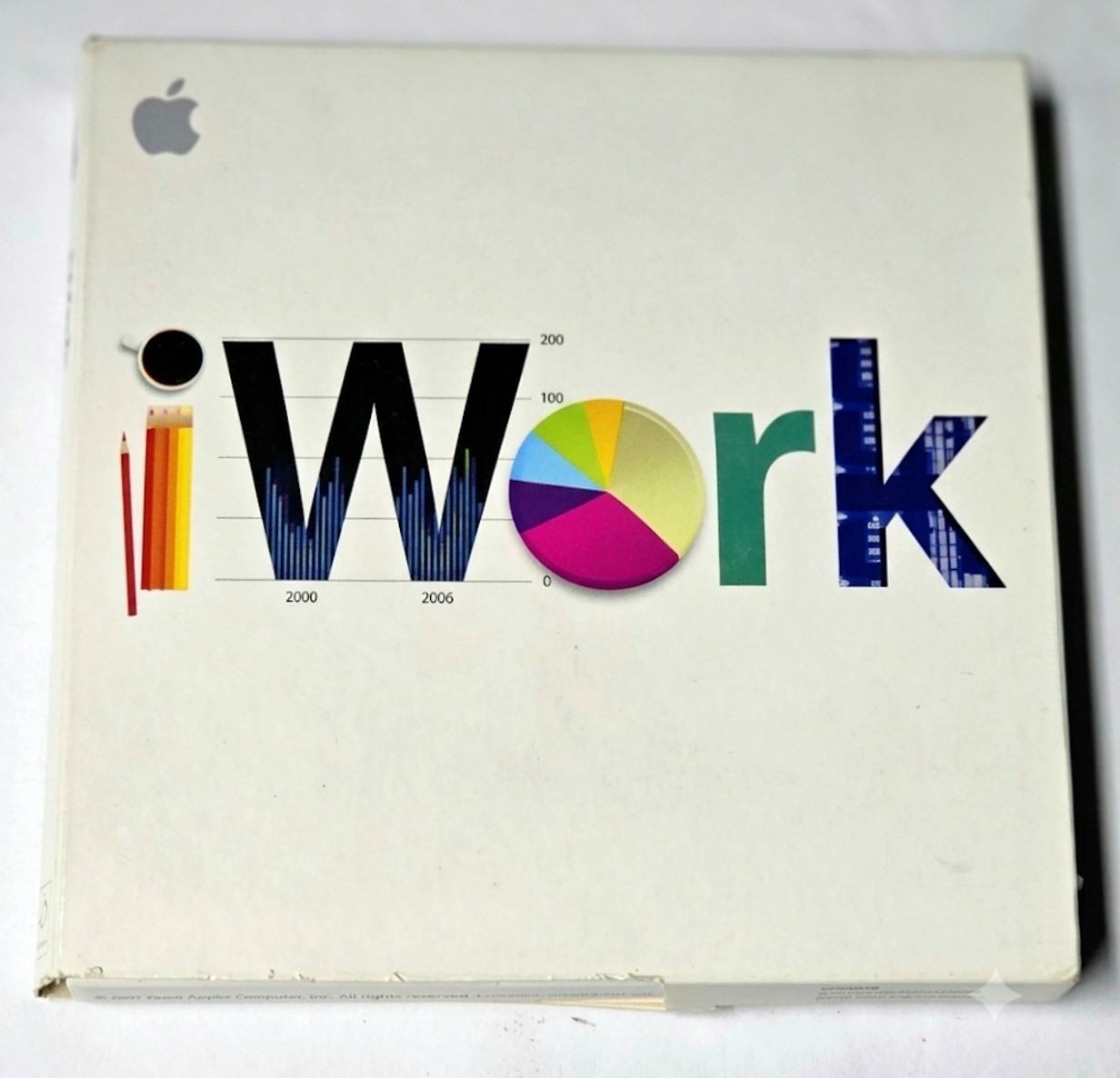 Apple iWork 09 Mac Software MB942Z/A Boxed DVD Install Disc Pages Numbers Keynot