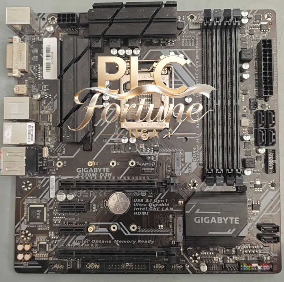 Used Gigabyte GA-Z370M-D3H Intel Z370 LGA1151 DDR4 M-ATX M.2 HDMI Motherboard