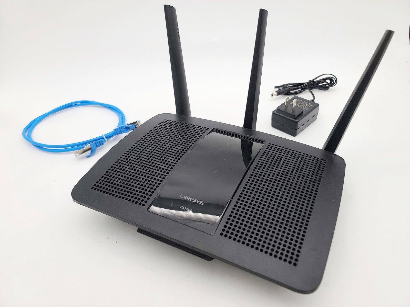 LINKSYS EA7500 MAX-STREAM AC1900 DUAL-BAND MU-MIMO GIGABIT WI-FI ROUTER W CABLE