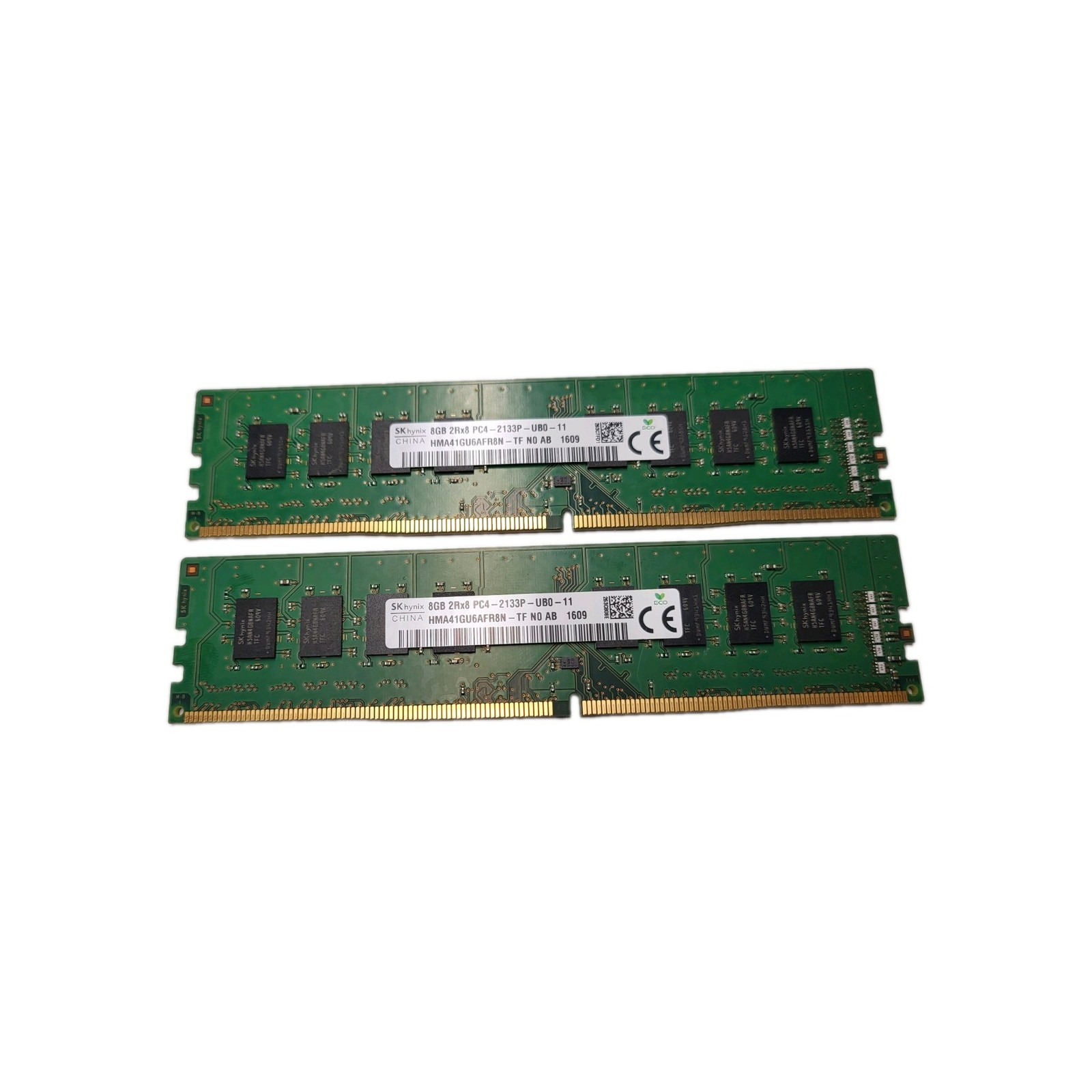 SK Hynix 16GB DDR4-2133 PC4-17000 2Rx8 UDIMM RAM HMA81GU6AFR8N-TF (2x 8GB)