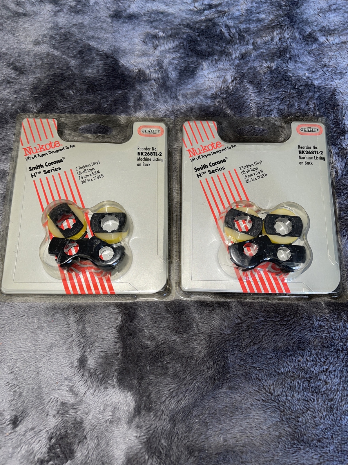 Nukote 268TL2 Lift Off Tackless Tapes .312 in x 18.5 ft Smith Corona H Series 