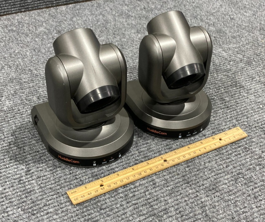 Lot of 2 HuddleCam HC10X-GY-G3 USB 3.0 Web Conference Camera 10x Optical Zoom