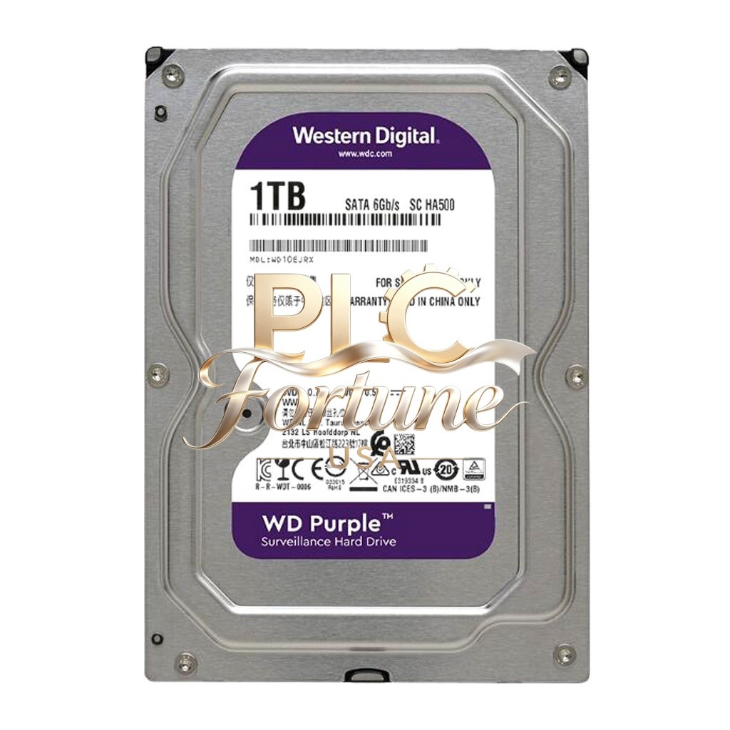 New Western Digital Purple WD10EJRX 1TB 64MB SATA 3.5" HDD For PC DVR CC