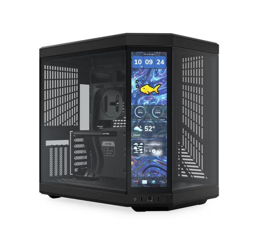 Refurbished HYTE Y70 TOUCH INFINITE CASE - PITCH BLACK