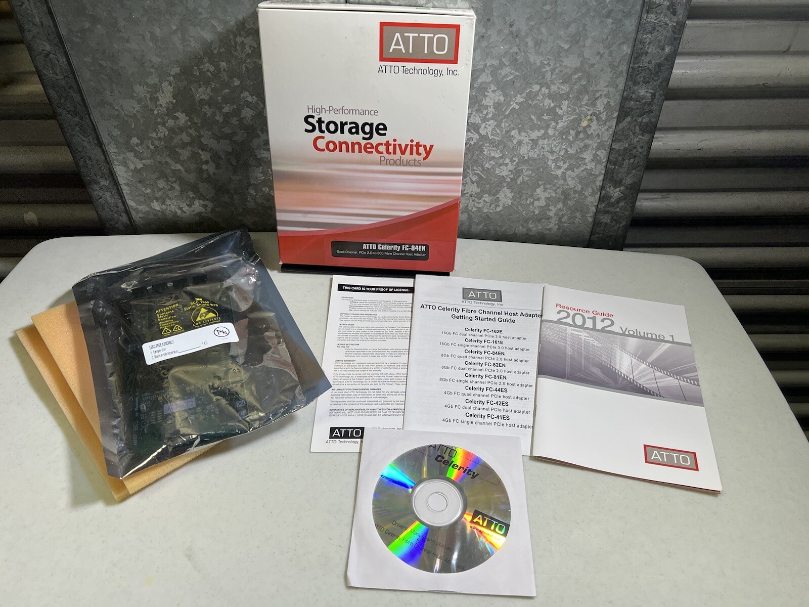 RAID CONTROLLER CARD ACTO CELERITY FC84EN QUAD CHANNEL FC 8GB/S PCIE B4/E1/E1-
