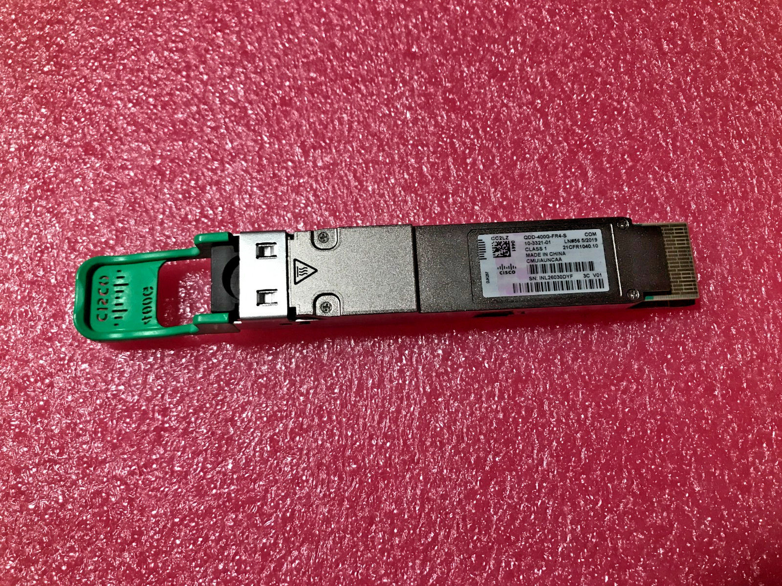 Cisco QDD-400G-FR4-S 400Gbase-fr4 QSFP-DD PAM4 1310nm 2km Optical Transceiver